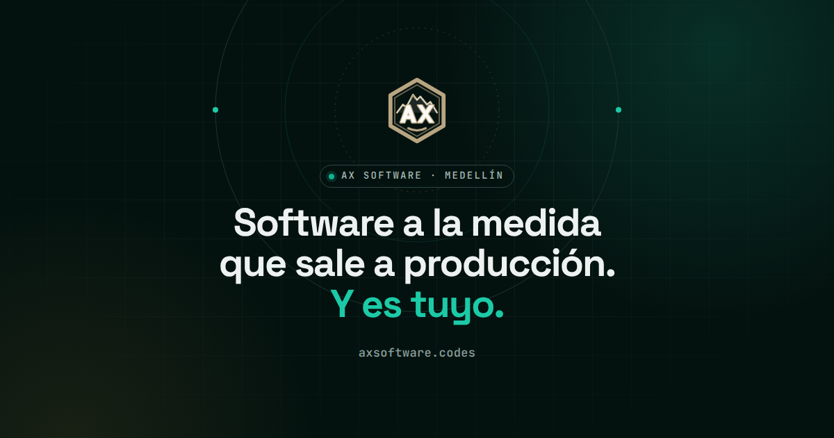 AX Software | Tu idea. Mi código. Tu propiedad.