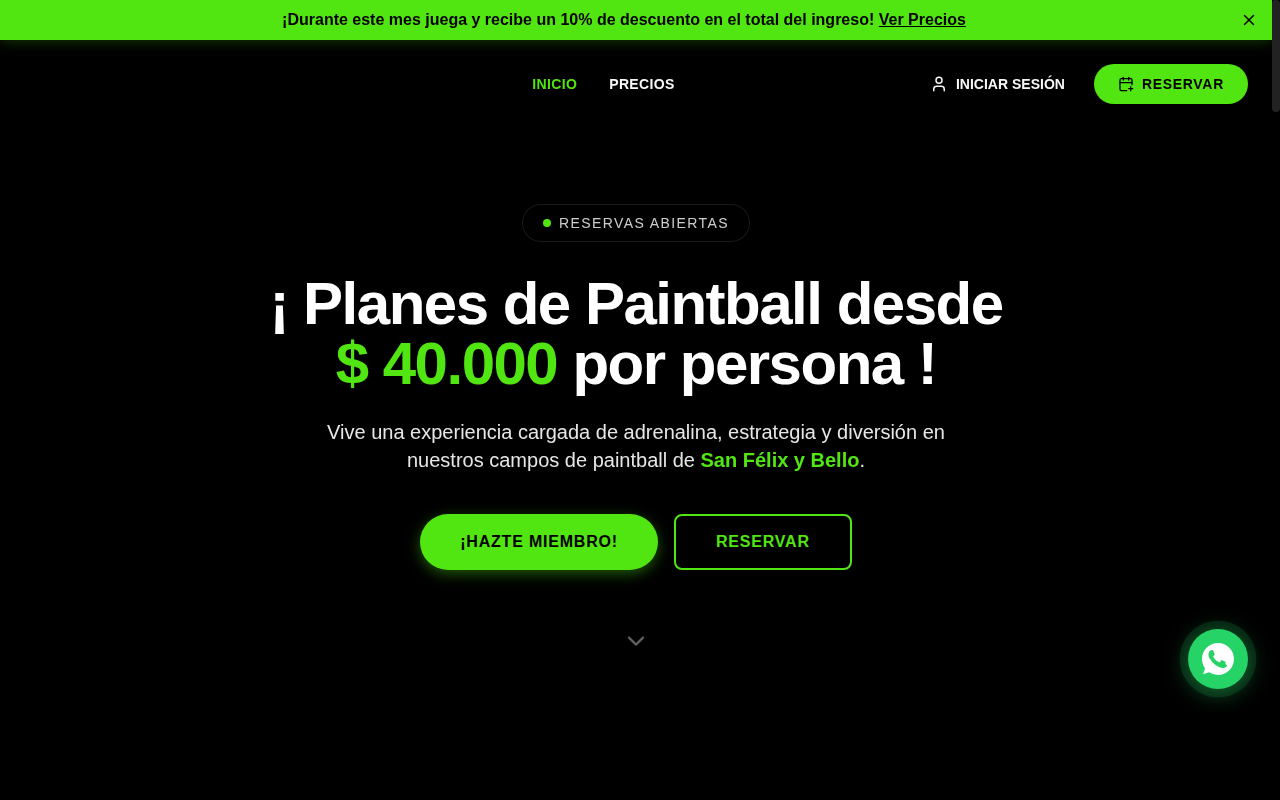 Fallback — Paintball Medellín